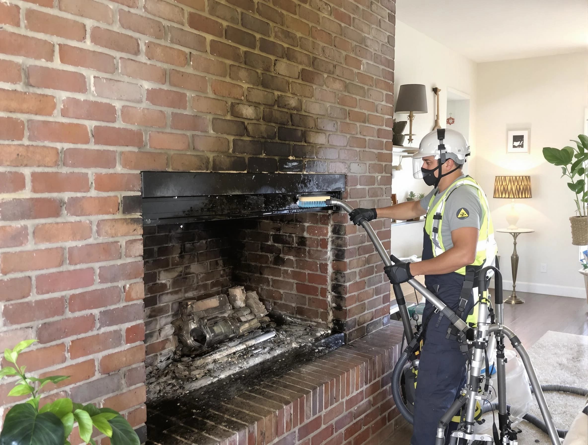 Fall River Chimney Sweep providing fireplace cleaning services in Fall River, MA