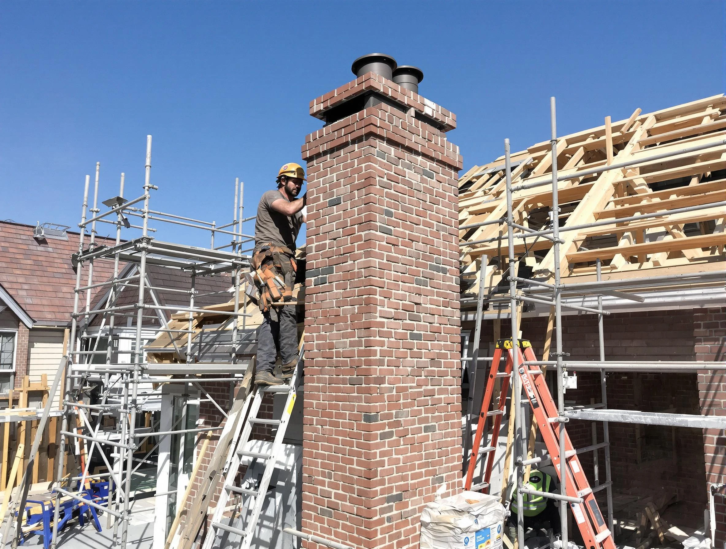 New chimney installation completed by Fall River Chimney Sweep in Fall River, MA